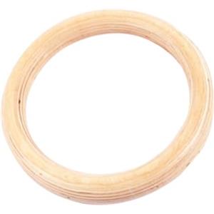 Lesunbak Anelli da Ginnastica in Legno, Anelli da Fitness da 28 mm O 32 mm, Anelli da Ginnastica in Legno, Anelli per trazioni alla Sbarra, Anello Fitness, Attrezzature Allenamento Muscolare, Uno