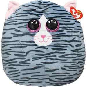 Ty Squish-A-Boos Cuscino Peluche Kiki il Gatto 35 cm - Morbido e Adorabile Compagno di Giochi