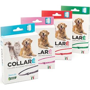 Ueber Collare Profumato per Cani e Gatti - 72 cm, Atossico e Ipoallergenico con Olio di Neem e Fragranza Marina
