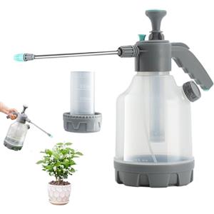 Dewireaey Spruzzatore a Pressione - Bombola da 3L con Pompa Manuale per Irrigazione,Grande Bottiglia con Asta Estensibile, Manico Antiscivolo e per Tubo per Uso Esterno in Giardino con Fiori in Vaso