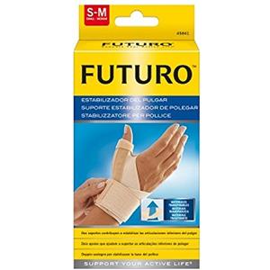 3M Futuro Tutore Stabilizzatore per Pollice Destro/Sinistro, L/XL, Pollice: 6.3 - 7.6 cm, Polso: 17.7 - 23.0 cm, Dispositivo Medico Marcato CE, Beige