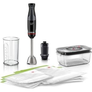 Bosch Serie 4 , Frullatore a immersione, ErgoMaster, 1000 W, Nero, antracite MSM4B6V2 (Bosch MSM4B6V2 Stabmixer ErgoMaster Se)