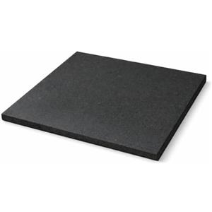LITHOS MATERIE Pietra Lavica Etnea - Ollare Piastra Liscia per Pizza, Carne, Verdure - Misure a Scelta (40 X 30)