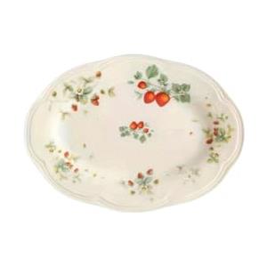 Generic 1 pezzo/1 set di stoviglie rustiche alla fragola, teiera in ceramica, vintage, tazza da tè e piattino, piatto e zuppa, motivo floreale, tazza da tè, decorazione per la casa, regali
