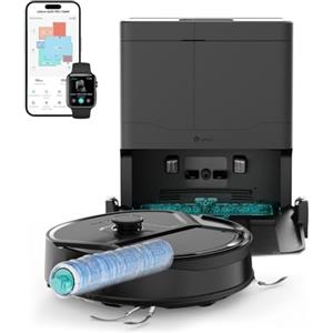 Lefant M210PRO OMNI Robot Aspirapolvere Lavapavimenti con Mappatura, Rullo Autopulente, 18000Pa, Lavaggio Acqua Pulita, Laser dToF, PSD 2.0, Evita Tappeti, Silenzioso, WiFi 2.4G/5G/Alexa/APP, Compatto