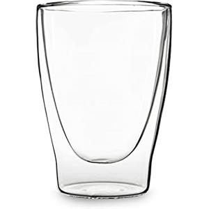 DUOS Latte Macchiato - Set di bicchieri da caffè a doppia parete, 2 x 310 ml, 2 x 310 ml, tazze da caffè a doppia parete