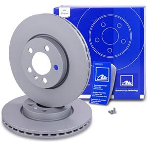 ATE Disco Freno Anteriore Ventilato Ø275.7mm - Altezza 44.1mm, Spessore 24mm, Compatibile con VW, SEAT, AUDI e SKODA