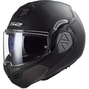 LS2, Casco Moto Modulare ADVANT SOLID Matt Black, XS | Pinlock