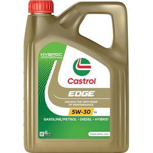 Castrol 15668A Edge Olio Motore Auto 5W-30 Ll Longlife Titanium 4L