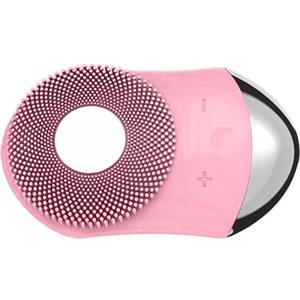 Ruwshuuk Spazzola Per Pulizia Viso Elettrica, Detergente Viso Con Spazzola, Spazzola Detergente in Silicone per Pelle Sensibile Uso Quotidiano Donna Viaggio Casa Palestra Esterno