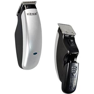 VR VETRINEINRETE Vetrineinrete® Tagliacapelli mini rasoio portatile da viaggio a batterie con 3 pettini ricambiabili per barba capelli barbiere regolabarba taglia capelli pratico 10.5 cm BA007 G12