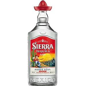 Sierra Tequila Silver 1000 ml - Tequila Bianca dal Sapore Dolce e Piccante, Perfetta per Cocktail