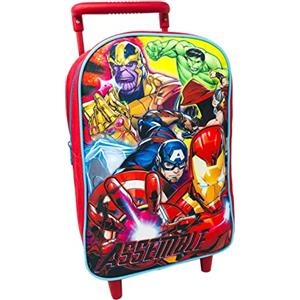 HAPPY SCHOOL Zaino Trolley per bambini 31 cm Zaino con Ruote per Bambini e Ragazze Zaino Scuola, Viaggio, multicolore, 31cm (1000ET31)
