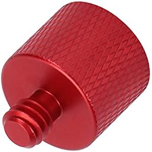 Ausla Convertitore a Vite Adattatore in Alluminio 3/8 Femmina a 1/4 Maschio per Fotocamera Fotografica Treppiede Monopiede, Installazione Semplice, Design Durevole Lavorato a CNC (#3)