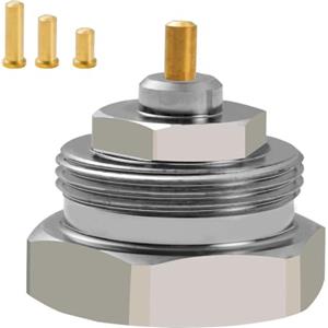 HUAREW Adattatore per valvola del radiatore, adattatore con filettatura fine da M30x1,0 a M30x1,5 per valvole Oventrop 1011445, per valvola termostato/riscaldamento（1 Pcs）