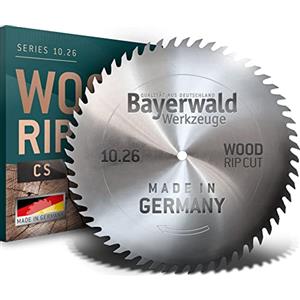 Bayerwald Werkzeuge Bayerwald CS Lama per sega circolare, Ø 400 mm x 3,0 mm x 30 mm, dente di lupo (56 denti), taglio grossolano e rapido - legna da ardere e materiali in legno/taglio longitudinale e trasversale