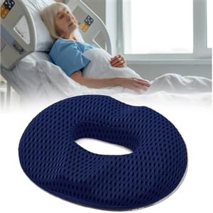 OXFUZZ Cuscino Antidecubito per Anziani, Ciambella Cuscino Sedia Memory Foam, Anello della Sede del Coccige, Cuscino per Seduta Ortopedico per Casa, Auto, Ufficio G
