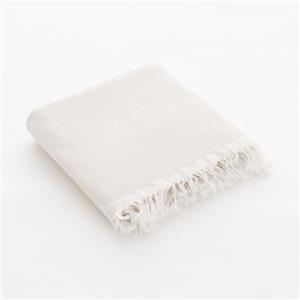 GAMUSI Fouta Pareo - Telo mare leggero, nido d'ape 90 x 180 cm, colore: bianco