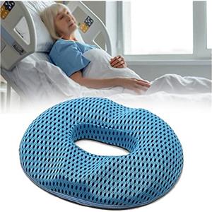 OXFUZZ Cuscino Antidecubito per Anziani, Ciambella Cuscino Sedia Memory Foam, Anello Della Sede Del Coccige, Cuscino per Seduta Ortopedico per Casa, Auto, Ufficio B