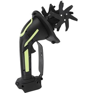 Zhjvihx Motozappa Elettrica da Giardino, Mini Coltivatore Portatile a Batteria Ricaricabile con 4 File di Lame in Acciaio Al Manganese a 6 Denti, per Allentare il Terreno, Dissodare,
