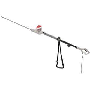 IKRA Taglia siepe telescopico cablato 600 W - Lama di taglio 59 cm Taglio 51 cm Taglia siepe su asta regolabile 1,95-2,40 m IKRA