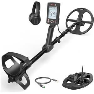 NOKTA DETECTION TECHNOLOGIES Nokta The Legend 2 - Metal detector simultaneo multifrequenza, impermeabile, per adulti, con cuffie wireless e 2 bobine di ricerca, potente, leggero, intelligente