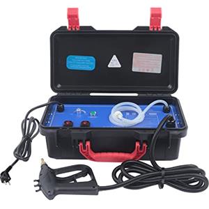 HauTour 3000W Pulitore a Vapore Professionale 220V - Pulitore a Vapore Portatile con Pressione 5 bar & 130°C per Auto, Casa, Industria - Incl. Tubo da 3m & Pistola (Semplice da Usare)