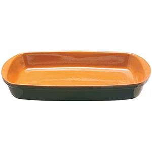 Fratelli Colì Teglia Rettangolare Brunella, Pirofila teracotta, Lasagnera 42x25 cm, Colì Maioliche e Terrecotte dal 1650