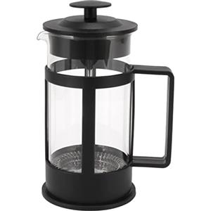 MOTUZP Caffettiera French Press da 350 Ml, Macchina per il Tè Vetro Resistente Al Calore Acciaio Inossidabile French Press Vetro Acciaio Inossidabile Coffee Press Glass Teiera French Press