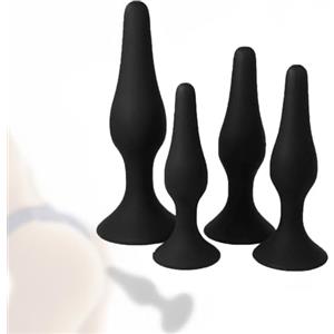 Qkierhado TBa1- Prodotto Per L'Allenamento In Silicone Carino Durevole In Quattro Pezzi Di Varie Dimensioni Ṕlūg Ḁnàli Ḁnàlé Ḅūṱṱ Ṕlūg Pîccólo Dilàtâtore Ânâls Dónna Ḁmǎl Ṕļūgs Plây Ṕlūg Ânâlṕlūg Tóy
