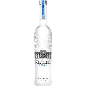 Verschiedene Belvedere Vodka Pure LED-Beleuchtung 40,00% 3 l.