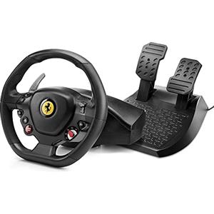 Thrustmaster Volante Thrustmaster T80 RW Ferrari 488 GTB - Esperienza di Guida Realistica per PlayStation - Diventa il Re della Pista!