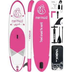 Yaska SUP Gonfiabile Adulti con Tutti gli Accessori e Portabicchiere,335cm Stand up Paddle Gonfiabile per Tutti i Livelli di Abilità,Paddle Board con Capacità di 200kg per 2 Persone