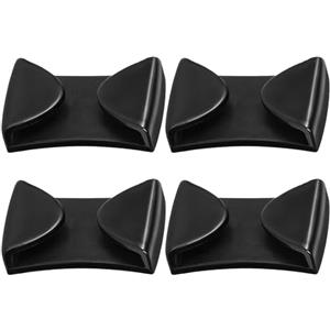 Generisch Supporto per casco protettivo per occhiali da esterno, 4 clip anti-caduta, accessori da sci, zaini, portafogli, collari, cinture, supporto per casco da snowboard, fissaggio sicuro, pacchetto di