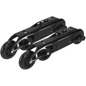 Kufoo Pattini elettrici con trazione a due ruote offrono flessibilità e scorrevolezza. Pattini elettrici in lega di alluminio con telecomando per terrazza esterna (spina UE)