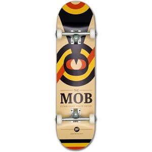 MOB SKATEBOARDS Mob Skateboard Eyechart 8.25 Complete - Tavola completa 32 x 8,25 pollici - Tavola in legno di acero a 7 strati - Già montata - Skateboard per principianti e professionale per adolescenti, adulti -