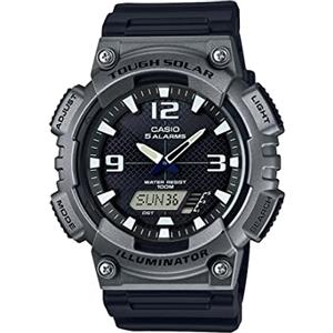 Casio Orologio analogico al quarzo da uomo con cinturino in resina AQ-S810W-1A4VCF, Blu, Orologio al quarzo