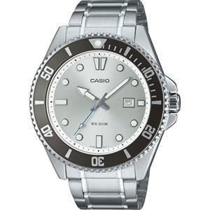 Casio Orologio: Silver MDV-107D-7AVDF, Argento, Bracciale