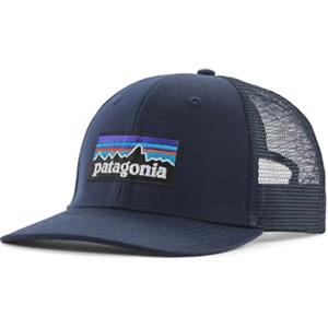 Patagonia P-6 Logo Trucker Hat - Cappello Trucker in Cotone Organico e Rete Riciclata, Colore New Navy