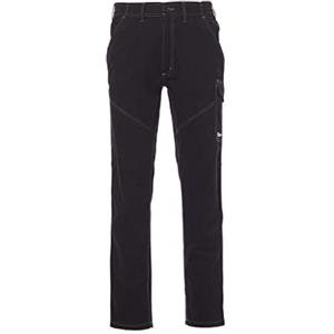PAYPER Pantalone da Lavoro Forest Multitasche Nero M - 100% Cotone, Adatto per Tutte le Stagioni