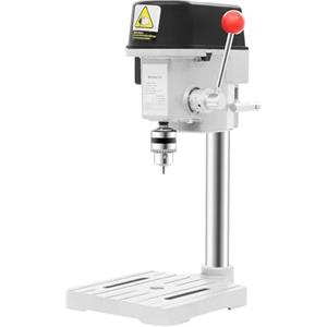 MEELRYD Trapano da banco | 340 W 220 V | Trapano a colonna | 3 velocità | Trapano supporto per legno, metallo, plastica, 17 x 17 x 38 cm