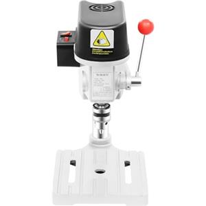 cunnyend 340 W Mini trapano a colonna portatile fai da te Ac Bench trapano trapano a 3 velocità per piastra in plastica, legno metallo e plastica