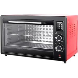 Generic Forno Elettrico con Teglia e Griglia, Mini Forno da Banco, Friggitrice ad Aria, Controllo della Temperatura 70-230 ℃, per Cottura al Forno, Cottura