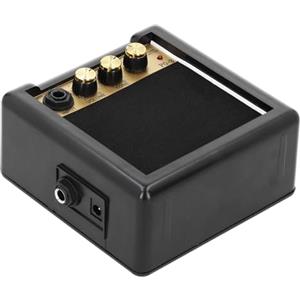 SPYMINNPOO Mini Amplificatore di Chitarra Portatile Sembra Chiaro Compatto per Studenti di Chitarra Pratici per Musicisti Blackgold in metallo: 12,5 X 6 X 12,5 Cm 3W