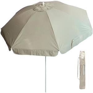 Pincho Ombrellone da spiaggia antivento, 240 cm,grande ombrellone, tetto di ventilazione, protezione UV 50, materiali di qualità,la struttura in alluminio resistente, 8 stecche in fibra di vetro.