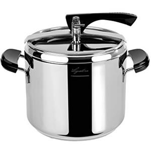 Lagostina La Classica Pentola a Pressione 7L con Cestello ed Ecodose, Acciaio Inox Ø 22 cm