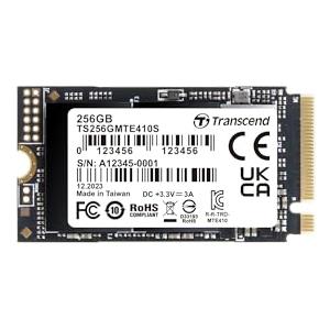 Transcend SSD M.2 NVMe 2242 PCIe Gen4x4 MTE410S da 1 TB, velocità max lettura/scrittura: 5.000/4.300 MB/s - TS256GMTE410S