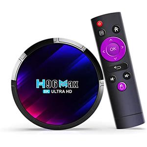 X88 Android 13.0 TV Box,H96 Max DDR4 4GB RAM 32GB ROM RK3528 Quad-Core 64bit WiFi6 Dual 2.4G/5.8G WiFi BT5.0 8K HDR10+ Ultra HD USB3.0 Smart Home Player