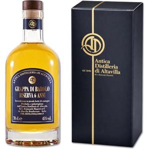 Antica Distilleria di Altavilla Grappa di Barolo Invecchiata 6 Anni Riserva Altavilla di Mazzetti 70cl 45% vol in astuccio regalo