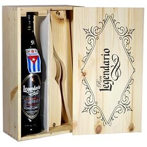 LEGENDARIO Rum Legendario Confezione Regalo (Elixir La Dama Cassa Legno)